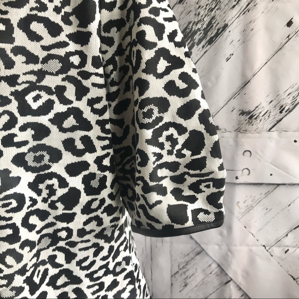 Marc New York Leopard Print Top Size Medium - Picture 6 of 9